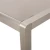 Import modern weather resistant square outdoor aluminium garden table from China