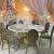 Import Modern wedding round luxury dining room table and chair sets from China