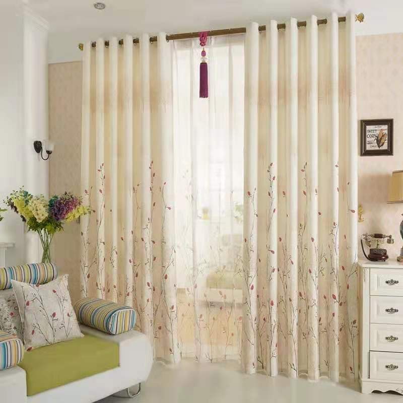Most Popular Modern Designs Living Room Windows Pinch Pleat Bedroom Window Woven Curtain