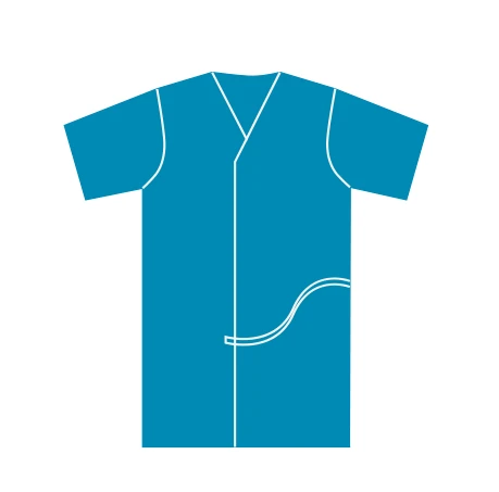 most popular surgical disposable patient gown