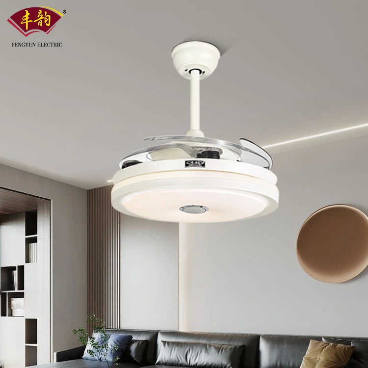 Multi-effect Lamp Power Led36w Two-color Living Room Ceiling Fan with Lights
