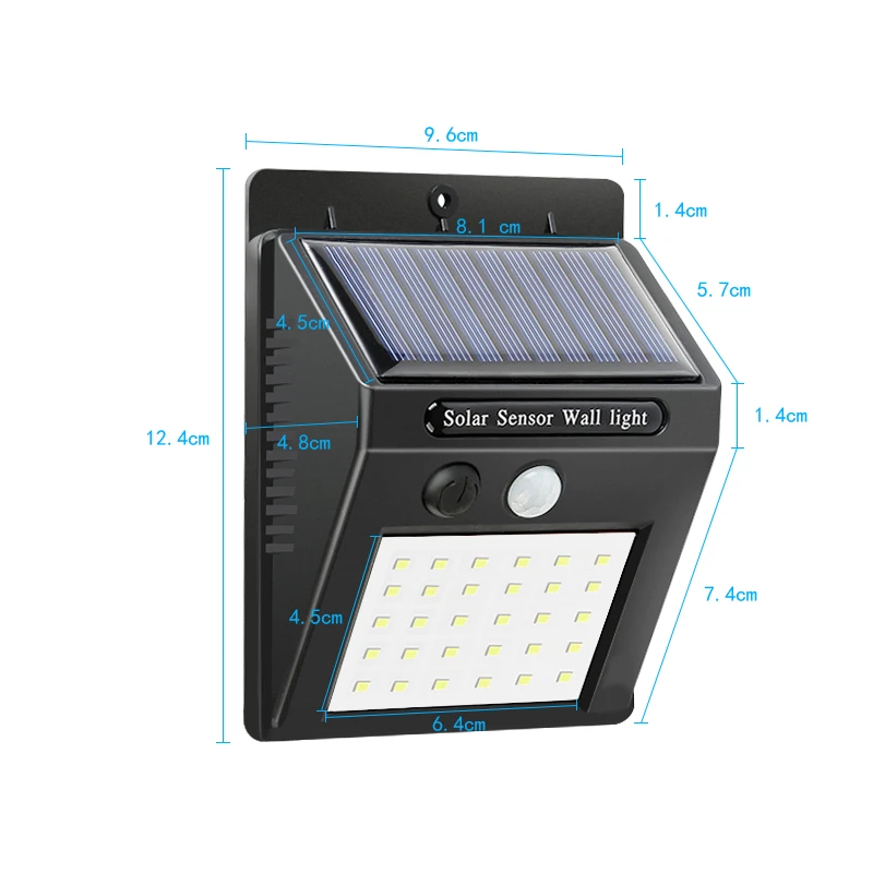 Multi-function outdoor waterproof lamp IP65 waterproof sensor modern outdoor wall light