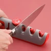 Multifunctional Adjustable Manual Knife Blade Sharpener with Non-Slip Base