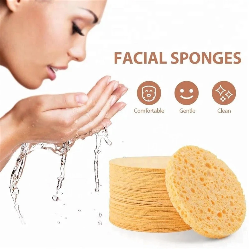 Multifunctional Flexible Reusable Cellulose Sponge Wholesale Makeup Sponge