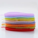Multipurpose Antibacterial Fancy Silicone Dishwashing Brush For Kitchen Scrub Brush