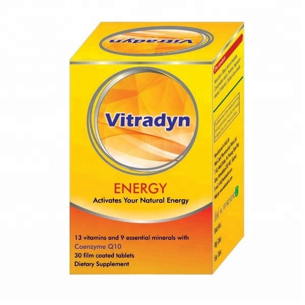 Multivitamin Supplement Vitradyn Energy Tablet For Activates Your Natural Energy
