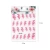 Import Nail Art Sticker Thin Transparent Relief Flower Nail Sticker 5D Back Glue Nail Decoration Decal from China