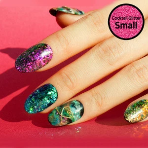 [NailSketch] Cocktail Small Nail glitter 4 colors for Nail Art Decoration