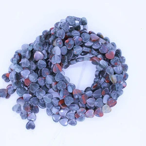 Natural crystal Gemstone Loose heart shaped Beads Natural Round 10mm Crystal Energy Stone Healing Power for Jewelry Making