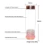 Import Natural rose gold Crystal Infused Gem Water Bottle gravel crystal healing stone glass Stainless steel water bottle from China