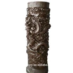 Natural Stone Wholesale Hand Carved Marble Roman Column