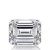 Import NATURAL WHITE EMERALD CUT DIAMOND FOR  JEWELRY USES. from India