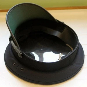 Navy Chauffeur Uniform Peaked Visor Hat Cap Station Master Guard Hat Fancy Dress