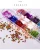 Import Neon 3D Butterfly Nail Art Sequins Glow Glitter Butterfly Press On Nails Holographic Butterfly Nail Decals from China