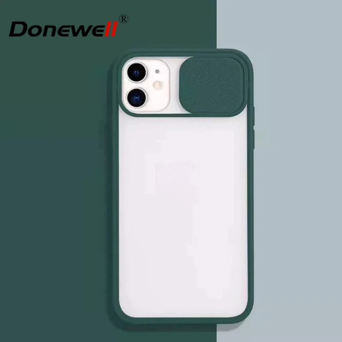 New arrival Lens Slide Camera Protective Soft TPU Mobile Cell Phone Case Cover For Iphone 12 Case With Camera Protection