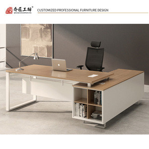 New Arrival Modern Wooden Luxury Commerical Economic Boss Manager Executive CEO Office Desk