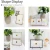 Import New Arrivals Creative Metal Transparent Double Glass Picture Photo Frames With  Iron Easel from China