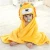 Import new blanket baby robe hooded animal baby bathrobe from China