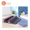new customized shaped organic washable novelty plush corner bath mat