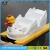 Import new design 4 people water boat paddle/ Duck /Swan /Flamingo pedal boat,human powered watercraft for sale from China