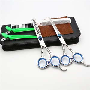 New Design 6 Inch Stainless Steel Barber Scissors Kit Hair Cutting Scissor Thinning Shear For Hairdressing Salons