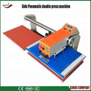 New design automatic double station T-shirt heat press machine