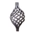 Import New design black customized iron gate wrought iron baskets from China