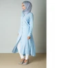New design OEM dubai abaya dress casual long sleeve burka kaftan dresses for islamic clothing