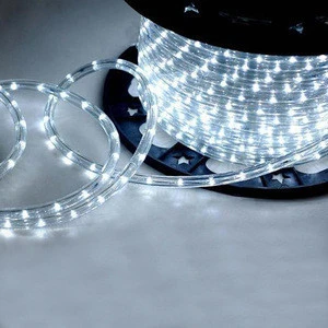 New design round 2 wires led rope light manufactured in China