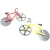 Import New Design S/S 304 Pizza Cutter Bicycle type from China
