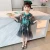 Import New fashion toddler Girls ruffled tulle  puff sleeve sequined flower princess dress from China