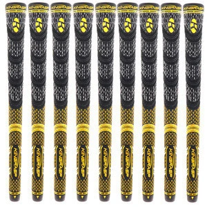 New Kingrasp Multi Compound Cord Golf Grips MCS Classic gold and silver Standard & Midsize Golf Club Grips
