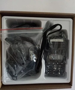 New Portable Radio Walkie Talkie Baofeng UV-82 With Earphone Button CB Ham Radio Vhf Uhf Dual Band