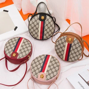 New Print Women&#39;s  Handbag Shoulder Messenger Bag Fashion Ribbon Circle Phone Case