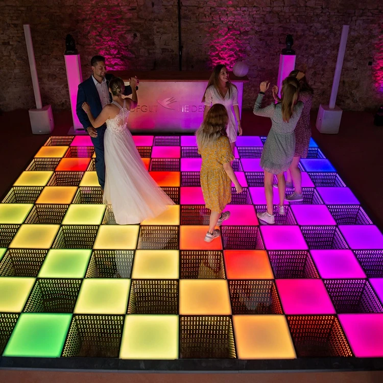 New Product led colorful dancing floor panels with lights