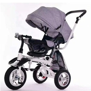 New products on china Car toy Children Metal Frame Tricycle/Baby smart Trike/Kids Tricycle pneumatic tyre with foot brake