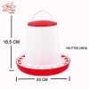 New selling wholesale virgin chicken farming plastic animal feeder with handle