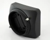 New square 72mm Lens hood with lens cap for DV Camcorders