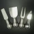 Import New stainless steel 420 handle cutlery wholesale 84g 56g weight cheese tool set from China