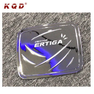 new style car accessories cheap price matte black and chrome  light cover full set for Ertiga