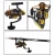 Import New Telescopic Fishing Pole Combo Set All-in-one Full Kit Collapsible Rods Reels Lures Hooks Bag Fishing Kit from China