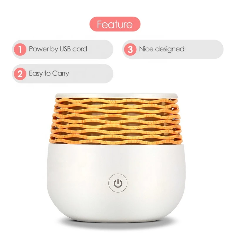 new trending designs home office warm white led 30ml oil diffuser fragrance mini usb air fresher