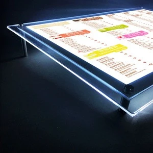new type open design advertising led lighting box