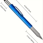 New Versatile 6 In 1 Pocket Stylus Pens Stationeries And School Supplies Ballpoint Pens Wholesale Gel Pens For Business Gift