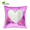 Newest color!Sublimation/Heat Transfer Blank Magic Sequin Pillow Case with silver color For Printing