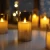 Import Newish battery operated flame flicking light wax glass tube led candle for church home decor from China