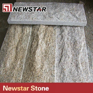 Newstar Split Granite Wall Decoration Tile Mushroom Yellow G682 Rusty Stone