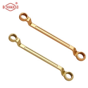 non sparking tools ring end double side spanner in beryllium copper aluminum bronze