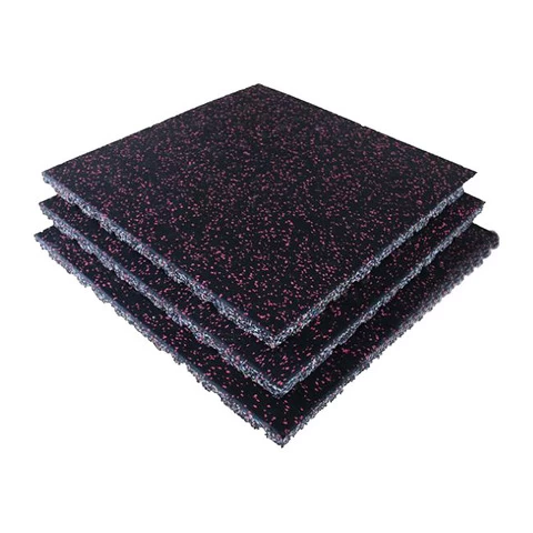 Non Toxic 15 - 30mm Thickness gym rubber flooring mat tiles