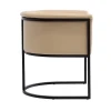 Nordic design style household furniture Soft cushioned backrest velvet fabric dining chair